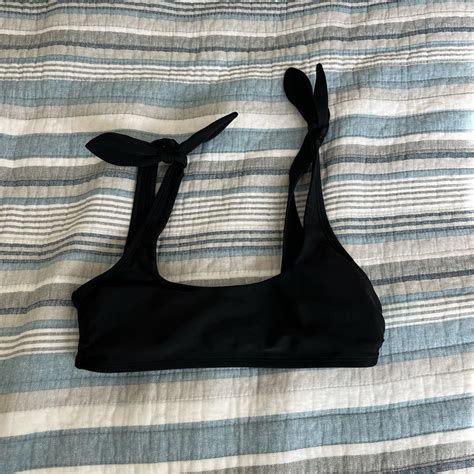 Target Black Bikini Top Size XS Has Padding Good Depop