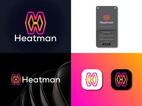 Heatman (H letter mark) logo design by Raihan Kabir on Dribbble