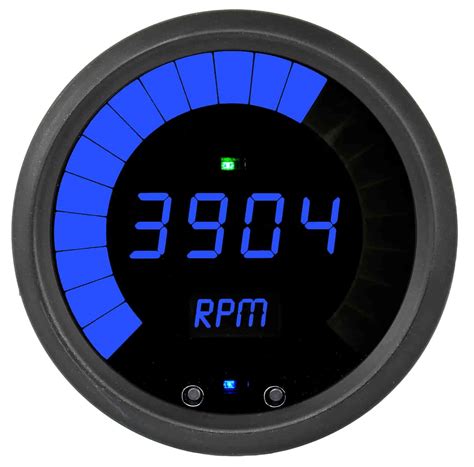 Jegs 41488 Tachometer Led Digital Bar Graph 0 9999 Rpm 3 38