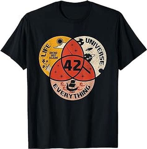 The Answer To Life Universe And Everything T Shirt Walmart