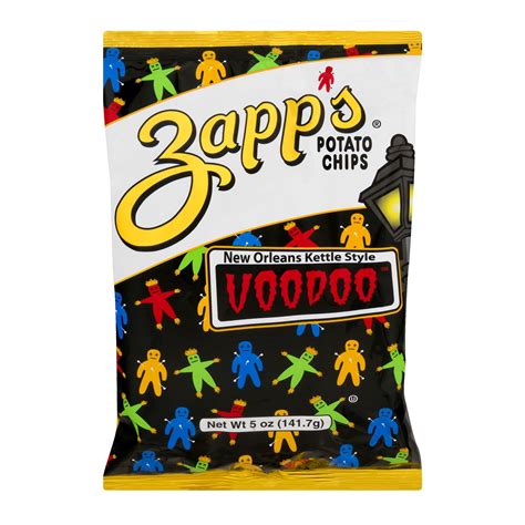 Zapps New Orleans Kettle Style Potato Chips Voodoo 50 Oz Walmart