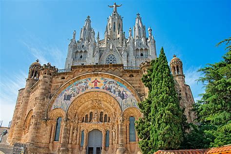 Basilicas Sagrat Cor Architecture Barcelona Basilica Spain Hd