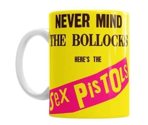 Taza Sex Pistols Nevermind The Bollocks Cerámica Con Cajita MercadoLibre