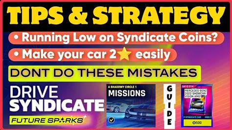 Asphalt Drive Syndicate Tips Strategy Low Syndicate Coins Earn More