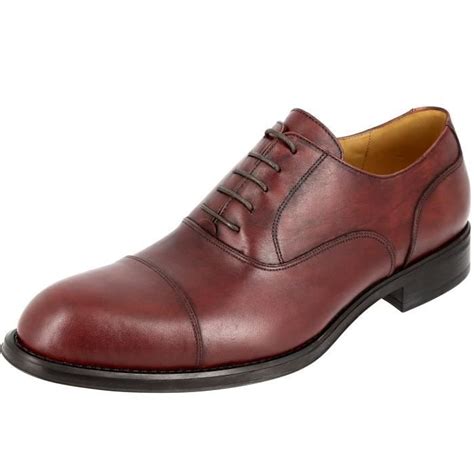 Chaussure Homme Richelieu En Cuir Bordeaux Belym Belym Bordeaux