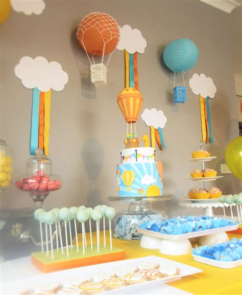 Hot Air Balloon Baby Shower Party Ideas Photo Of Artofit