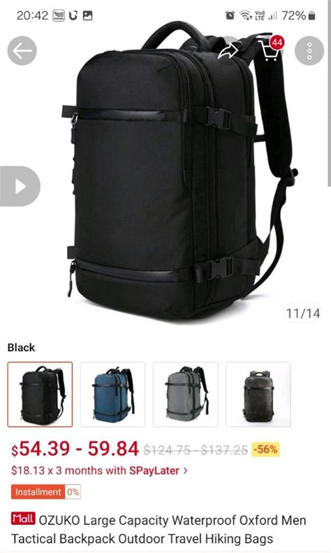 Ozuko Backpacks, Men's Fashion, Bags, Backpacks on Carousell