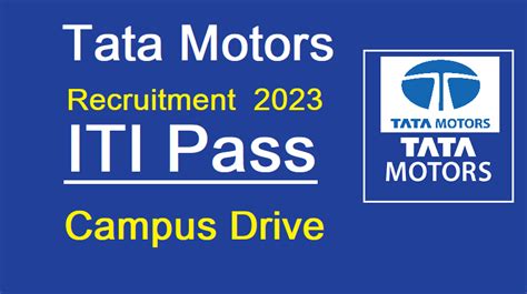 Tata Motors Recruitment Iti Electrician Welder Fitter Campus