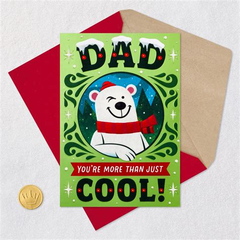 North Pole Cool Christmas Card For Dad Greeting Cards Hallmark