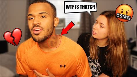 Hickey Prank On Girlfriend She Got Mad Youtube