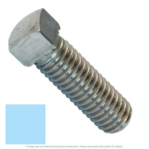 38 16 X 1 12 Stainless Steel Square Head Cup Point Set Screw Kl