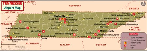 tennessee airports complete guide travel information airportix