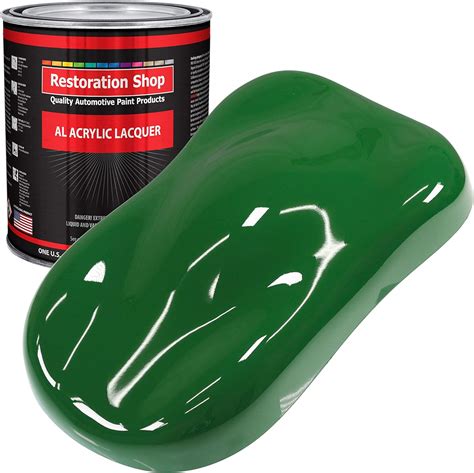 Restoration Shop Emerald Green Acrylic Lacquer Auto Paint Gallon Paint Color