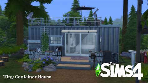 Container House Tiny Living The Sims 4 Stop Motion Build