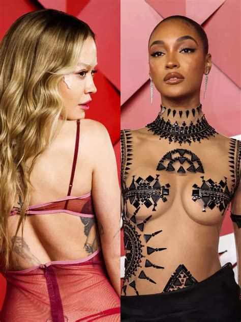 British Fashion Awards Nude Dresses Were A Hit At British Fashion Awards Times Of India