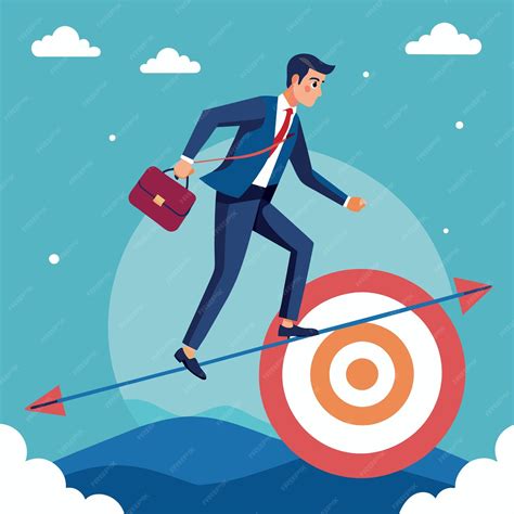 premium vector challenge  overcome difficulty  achieve business