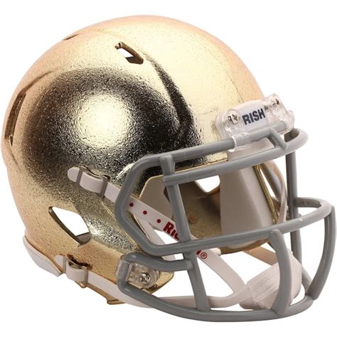 Riddell Notre Dame Fighting Irish Mini Speed Helmet - Gold/White ...