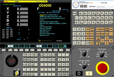 Fanuc Cnc Turning Immerse Learn