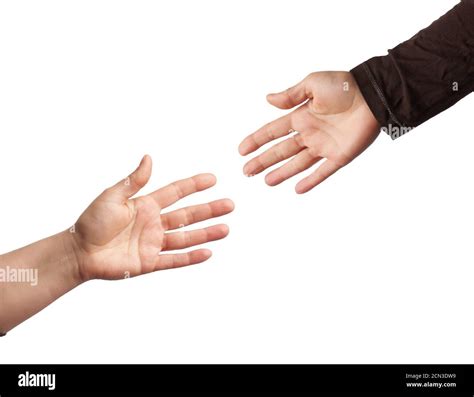 Two Hands Reaching Out Other Hi Res Stock Photography And Images Alamy