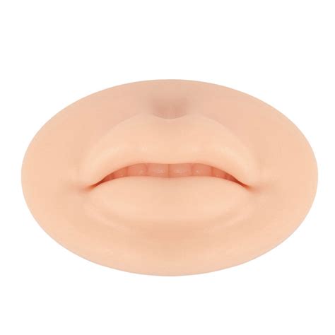 SerOnyiar Nude Open Mouth Lips Practice Skin Double Sided Lip Template