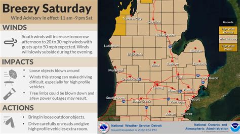 High Winds Could Cause Power Outages Across Michigan This Weekend