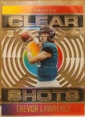 Trevor Lawrence Black CS 16 Prices 2021 Panini Illusions Clear