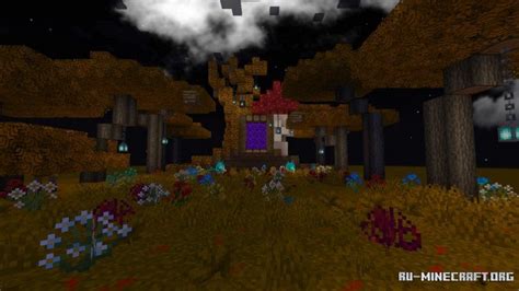 Скачать Beautiful Nether Portal Garden для Minecraft Pe