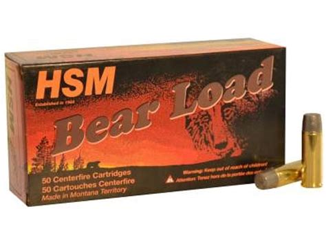 Hsm 500 Sandw Bear Load 440 Grain Lead Wide Flat Nose Gas Check 20 Rounds