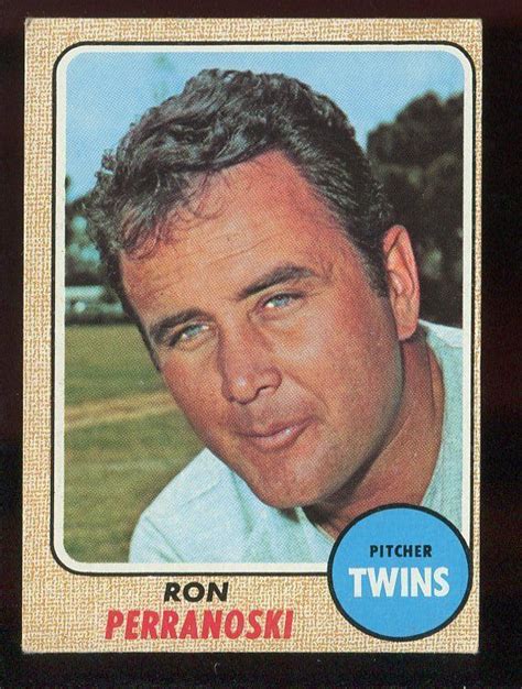 Baseball Card 1968 Topps 435 Ron Perranoski Minnesota Twins VG G EBay