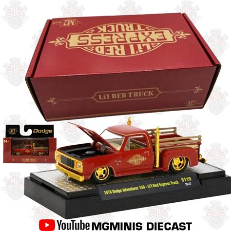 M Machines Lil Red Express Truck Dodge Adventurer Mgminis