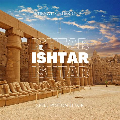 Ishtar Potion Elixir Oil Goddess Of Love Sex War Connect With Ishtar And Become Blessed