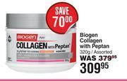 Biogen collagen with peptan assorted-320g offer at Dis-Chem