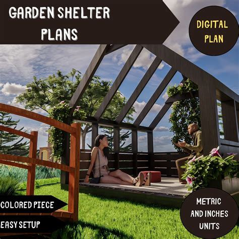 Shelter Plan/shelter Pavilion Plan/patio Shelter Plan/roofed Shelter ...