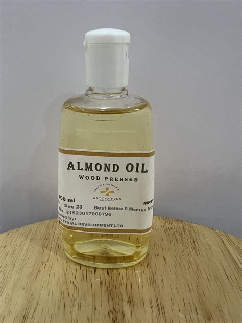 ALMOND OIL – Arogya Plus Wood Pressed, Cold Pressed Organic Oil