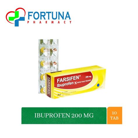 Jual FARSIFEN IBUPROFEN 200 MG 1 STRIP ISI 10 TABLET Shopee Indonesia