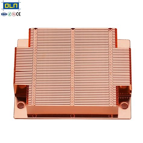 Customized Vc Copper Heatsink Copper Brazed Buckle Fin Heat Sink