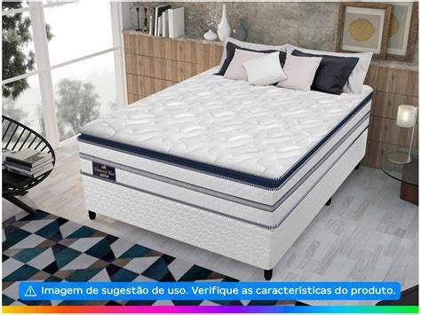 Tipos De Colchão De Casal - Colchão Casal Gazin de Molas Ensacadas 32x138x188cm Diamond Blue
