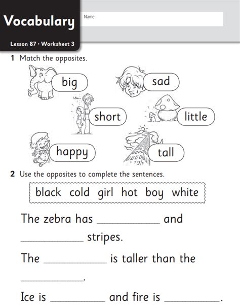 Free And Downloadable English Worksheets For Class 2 Pdf