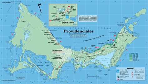 Caribbean-On-Line: Turks & Caicos Maps: Providenciales, The Caicos Islands