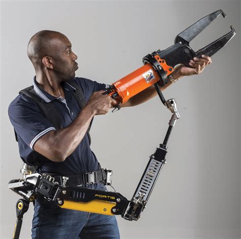 Industrial exoskeleton supports tool weight - Aerospace Manufacturing ...