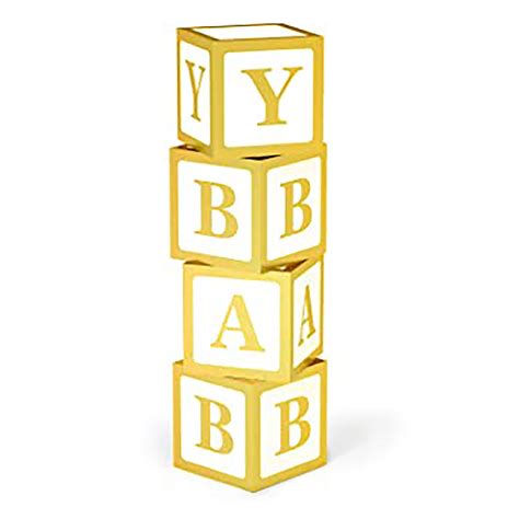 Baby Shower Blocks Bougieeventals