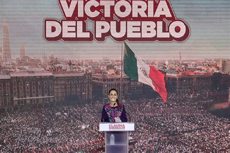 La Jornada Me convertiré en la primera presidenta de México Claudia