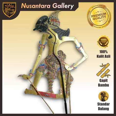 Jual Wayang Kulit Kerbau Asli Bratasena Brotoseno Ukuran Standar Dalang