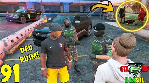 GTA 5 ROLEPLAY BRASIL CPF CANCELADO NA FAVELA deu ruim d 7ª