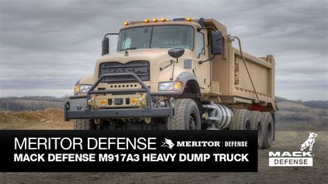 Meritor And Mack Defense M917a3 Heavy Dump Truck Youtube