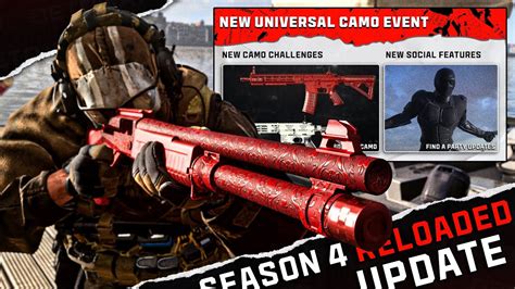 The 10 New Mastery Camo Challenges And Rewards In Season 4 Reloaded The Mw2 Diabolical Camo