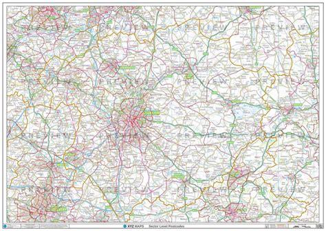 le postcode map   leicester postcode area gif