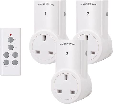 New Arrival HBN Remote Control Plug Socket 10A 2400W Wireless Light