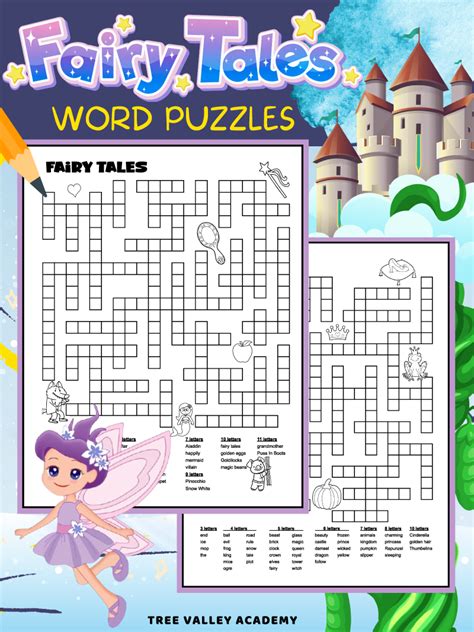 Fun Fairy Tale Themed Word Puzzles Tree Valley Academy