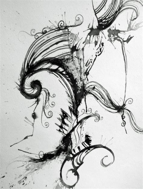 abstract ink art by somethinkindepth on DeviantArt